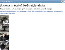 Tablet Screenshot of la-carpe-shabille.com